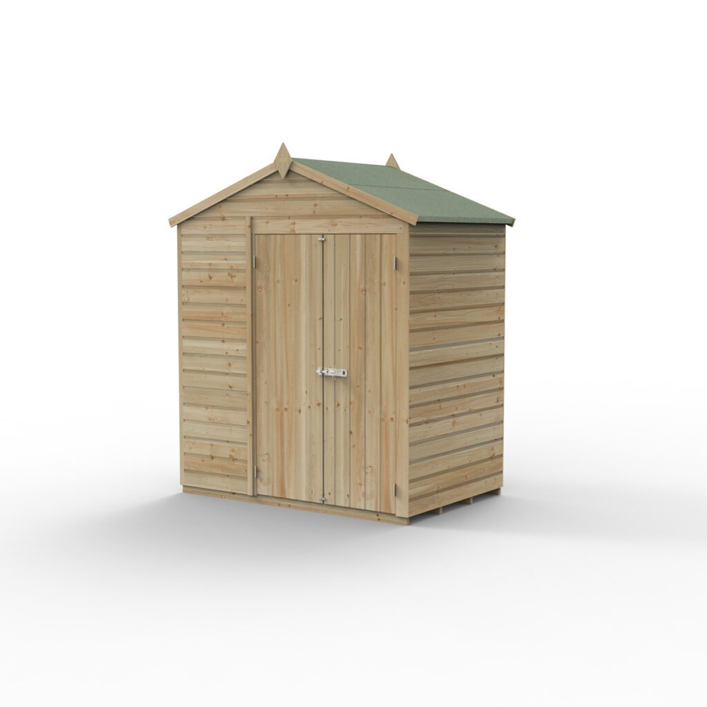 Beckwood 6×4 Apex Shed – No Windows 5013053201138 2